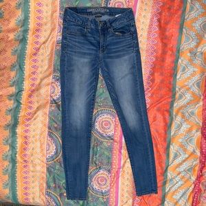 AEO Super Stretch Midrise Skinny Jeans Jeggings